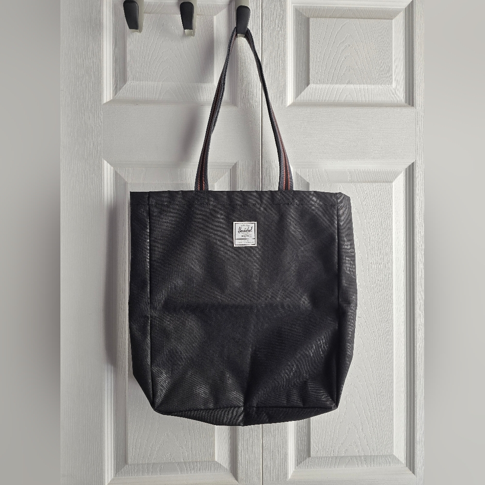 Herschel Supply Co. Black Tote Bag Starbucks Reserve Limited Edition L12.5xW15in